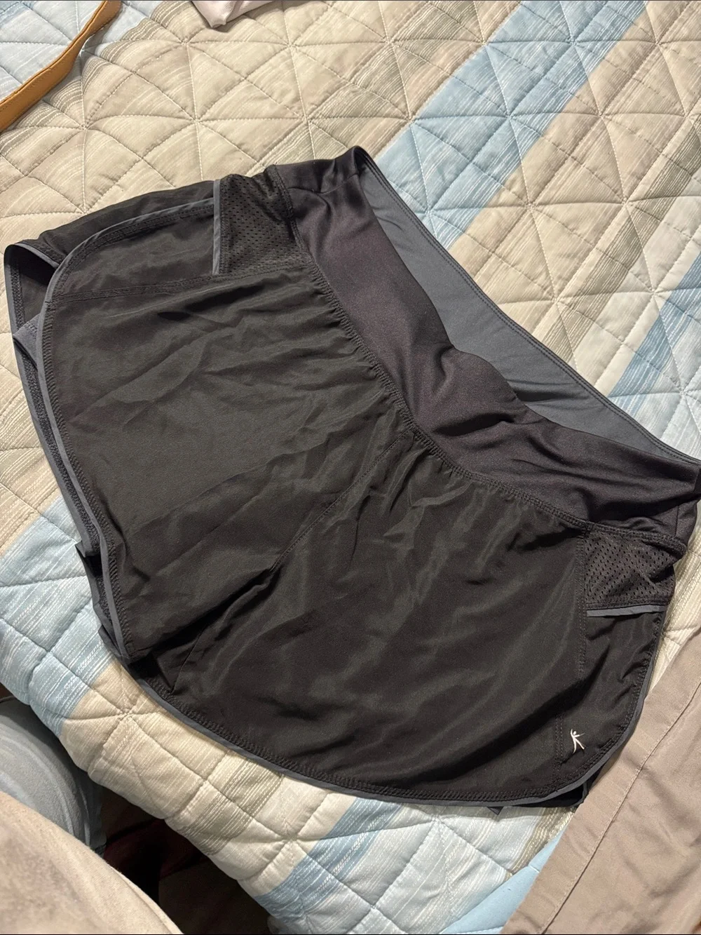Danskin Black Active Skort with Built-In Liner